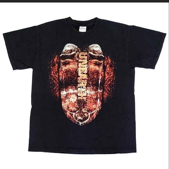 Gildan Other - Vtg 2000s UNEARTH Metalcore Band T-Shirt Gildan Heavy Cotton Black Medium M